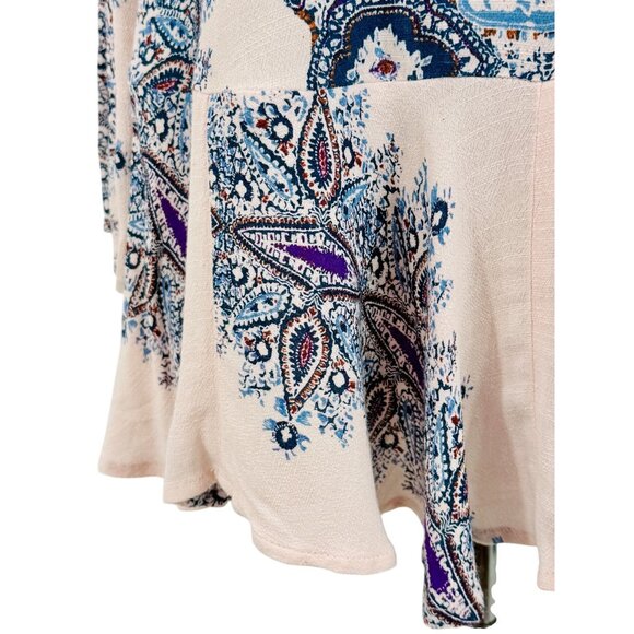 NWOT Free People White Strappy Back Tunic Dress S | Boho Coastal Cowgirl Bridal - Picture 5 of 16